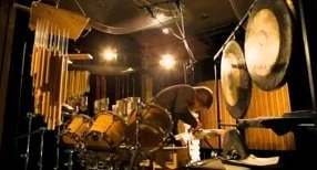 Purple ritual — full percussion setup