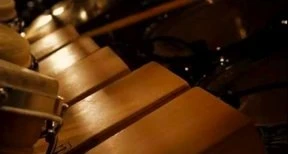 Purple ritual — marimba close-up