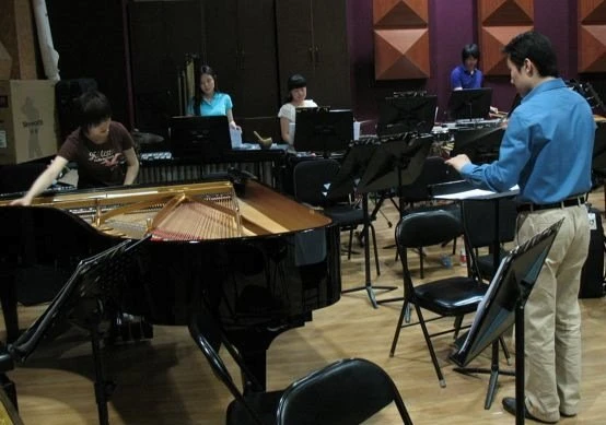 Rehearsal at Central Conservatory of Music Beijing