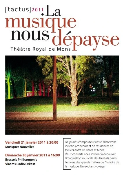 ['tactus] Young Composers Forum banner